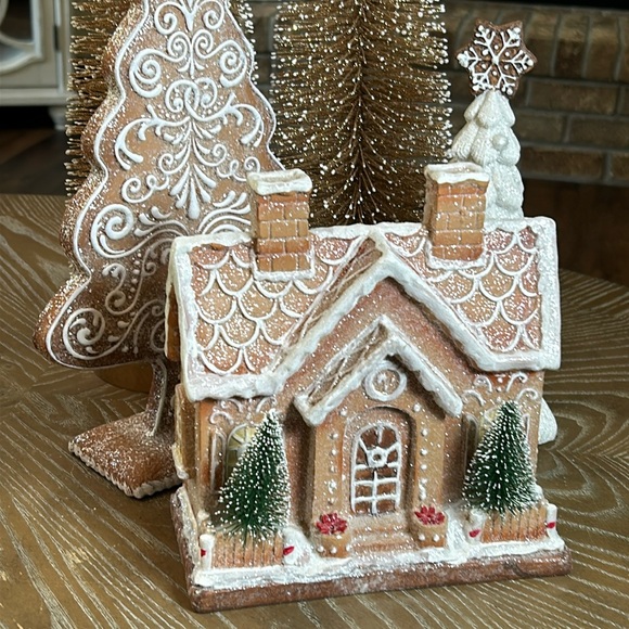 Other - NEW! Christmas Holiday Gingerbread Winter Village Cottage Home House